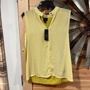 Worthington sleeveless blouse size L. New with tags!